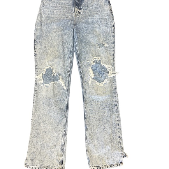 Free People “We the Free” acid wash mom jean size 31 - Picture 2 of 5